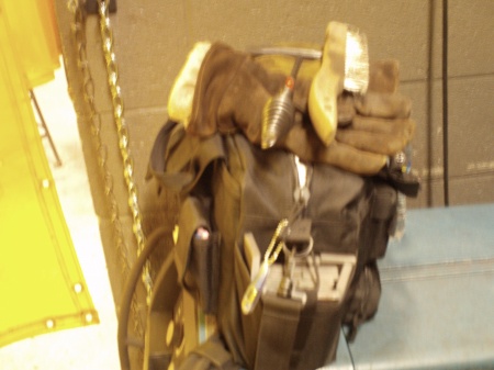 My new ballistic nylon police-issue satchel.